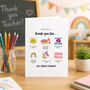 Thank You Teacher Card Personalised, thumbnail 3 of 6