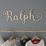 Personalised Wooden Name Sign Plaque, thumbnail 1 of 2