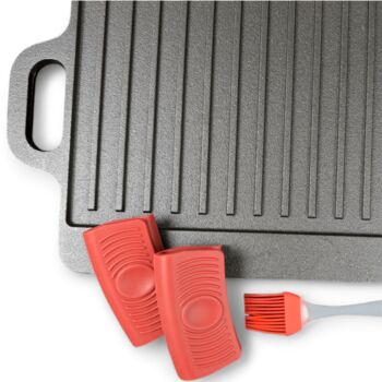 Reversible Cast Iron Griddle, 2 of 10