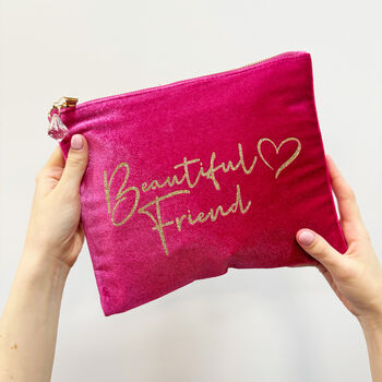 Velvet 'Beautiful Friend' Make Up Bag, 7 of 10