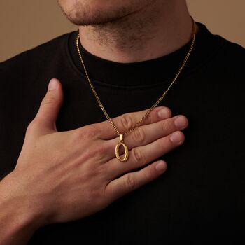 Large Letter Pendant, Initials Pendant For Men And Women, 3 of 10