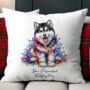 Personalised Husky In Christmas Lights, thumbnail 3 of 10
