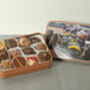Racing Car Tin With 12 Assorted Chocolates – Perfect Gift For Father’s Day And Birthday Presents, thumbnail 1 of 2