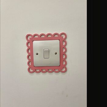 Scallop Style Light Switch Surround, 2 of 4