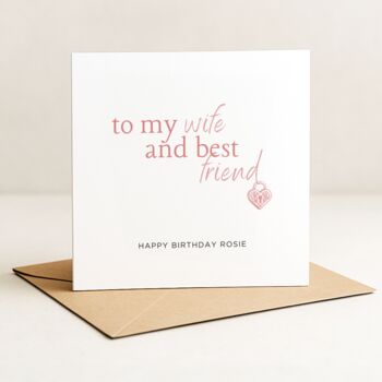 Personalised Birthday Card For Wife, 2 of 9