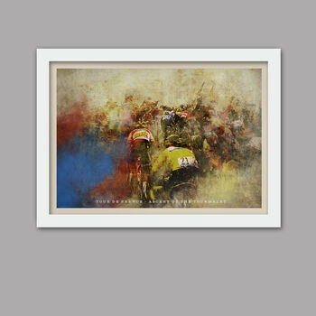 The Ascent Of The Tourmalet Cycling Poster, 3 of 3