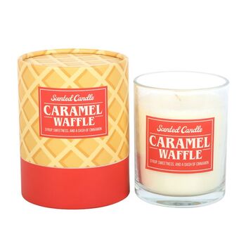 Caramel Waffle Scented Candle Gift, 3 of 4