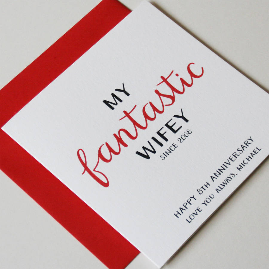 happy anniversary to my… personalised greeting cardthe
