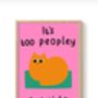 Too Peopley Outside Print, thumbnail 1 of 5