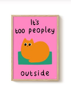 Too Peopley Outside Print, 2 of 5