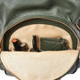 Joy Xl Olive Leather Backpack, thumbnail 10 of 12