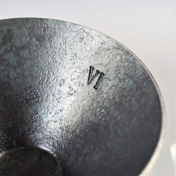 6th Anniversary Gift, Iron Conical Bowl, 4 of 11