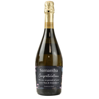 Personalised Prosecco Graduation Gift, 2 of 2