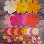 Pinks And Yellows Felt Flower Sewing Kit, thumbnail 1 of 7