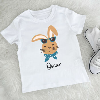 Children's Personalised Easter Bunny T Shirt, 4 of 8