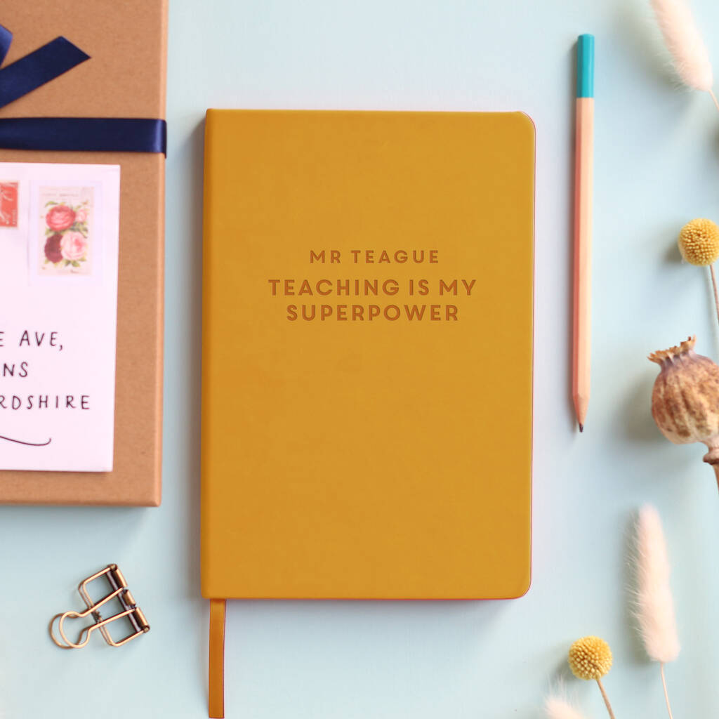 Teaching Is My Superpower Personalised Notebook, 1 of 12