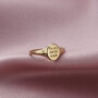 Personalised Handstamped Signet Ring, thumbnail 10 of 12