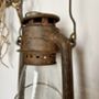 Rusty Old Storm Lamp / Lantern, thumbnail 5 of 6
