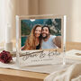 Personalised Couples Names And Photo Crystal Token, thumbnail 1 of 9
