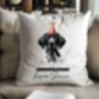 Personalised German Wirehaired Pointer Birthday Party Cushion B, thumbnail 1 of 2