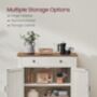 Sideboard Storage Cabinet Farmhouse Style With Drawer, thumbnail 5 of 7