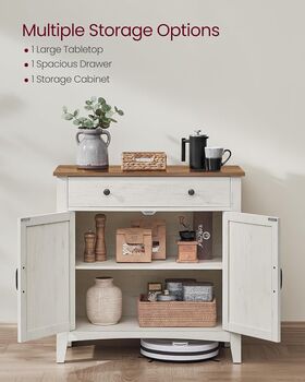 Sideboard Storage Cabinet Farmhouse Style With Drawer, 5 of 7