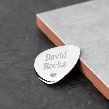 Personalised Secret Message Guitar Plectrum, 9 of 12