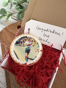 Edible Photo Personalised Large Biscuit Letterbox Gift, 8 of 8