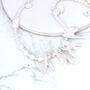 Mismatched White Freshwater Pearl Necklace, thumbnail 5 of 11