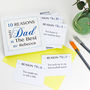 Personalised Best Dad Notes, thumbnail 6 of 12