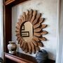 Hand Crafted Bohemian Wood Mirror, thumbnail 5 of 7