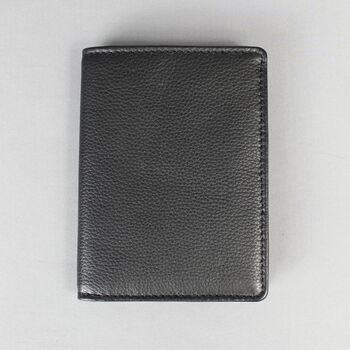 Black Leather Passport Sleeve And Card Holder, 3 of 6