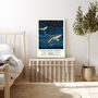 Natural History Exhibition Blue Whale Art Print, thumbnail 3 of 4