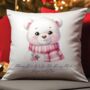 Sentimental Winter Teddy Bear Cushion Gift Collection, thumbnail 4 of 11