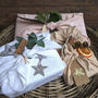 Reusable Furoshiki Gift Wrap Natural Linen Cloth, thumbnail 1 of 10
