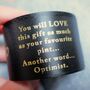 'You'll Love This Gift As Much As Beer!' Joke Ribbon, thumbnail 1 of 2