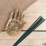 Handmade Hamsa Hand Incense Holder Mindful Home Decor, thumbnail 1 of 5