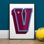 A. Villa, A To Z Football Prints And Posters, thumbnail 3 of 6