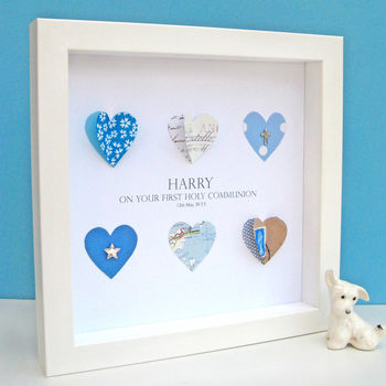 Personalised Holy Communion Paper Hearts, 2 of 7