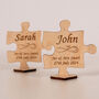 Personalised Jigsaw Wedding Place Names, thumbnail 1 of 5