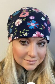 Chemo Headwear Floral Beanie Hat, 3 of 8