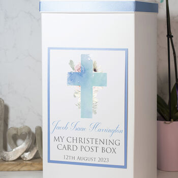 Personalised Christening Cross Guest Book, 3 of 4