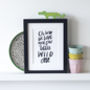Oh How We Love Our Little Wild One Print, thumbnail 1 of 4