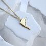 18 K Gold Dolphin Pendant Necklace Gift, thumbnail 4 of 6