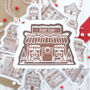 Illustrated Christmas Gift Tags, Gingerbread Shops, thumbnail 9 of 9