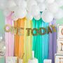 One Today Gold Glitter First Birthday Banner, thumbnail 1 of 3