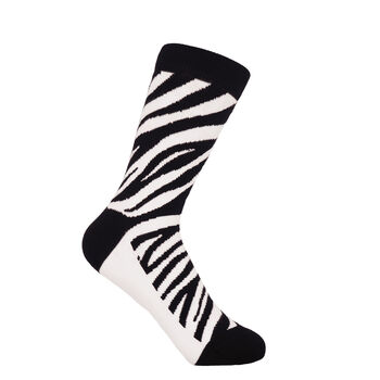 Chord Red And Zebra Black Women's Socks Bundle, 5 of 6