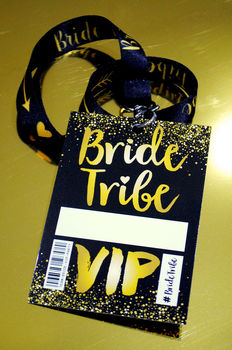 Bride Tribe Vip Hen Party Neck Lanyards, 4 of 12