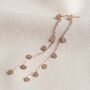 Stainless Steel Heart Earrings In Rose Gold Plating, thumbnail 3 of 6
