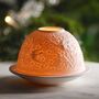 Swallow And Blossom Tealight Holder With Cutouts, thumbnail 1 of 8